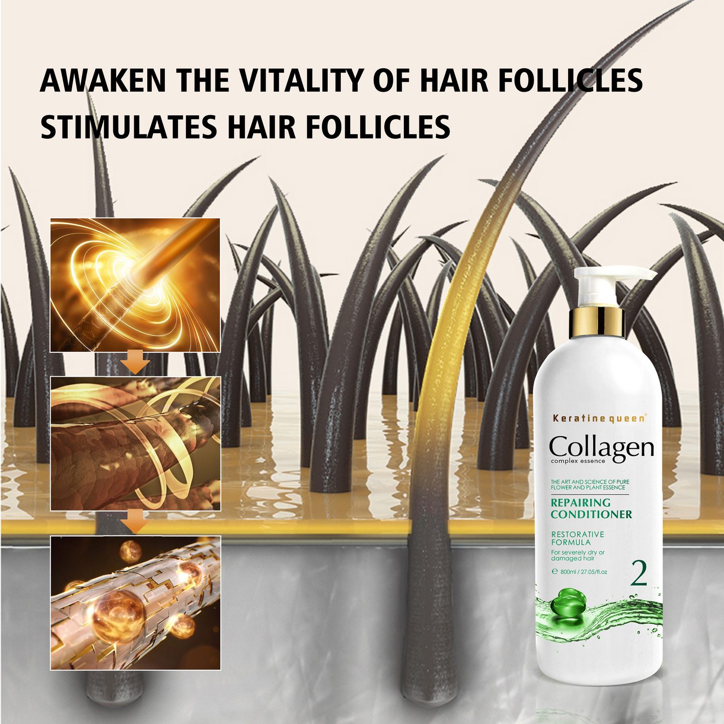 Collagen Moisturizing Nourishing Conditioner, 800ml