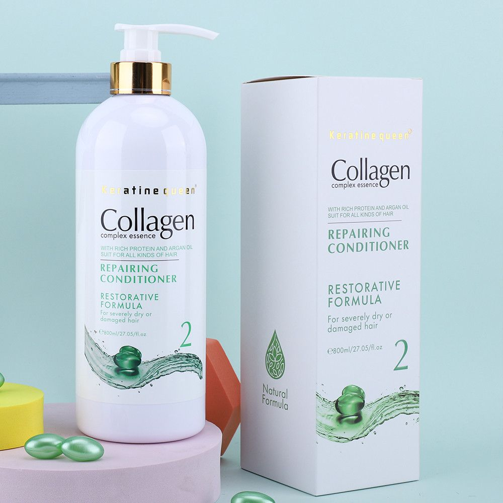 Keratin damaged hair repair formula, collagen hair care set
