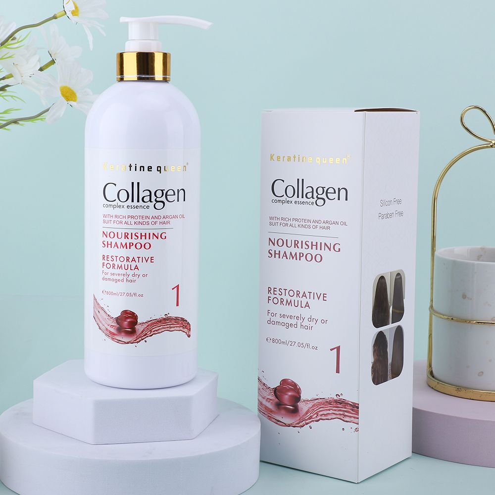 Keratin damaged hair repair formula, collagen hair care set