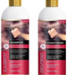 Formulated with keratin, botulinum toxin and collagen. Shampoo and conditioner set