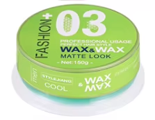 Fashion Strong Hold Curry Wax, Wet Style - 150ml Green