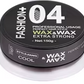 Fashion Strong Hold Curry Wax for Wet Hair - 150ml Black