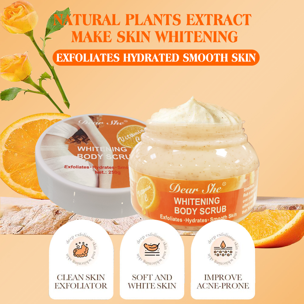 Vitamin C Whitening Body Scrub 250g Moisturizing and Smoothing Exfoliation