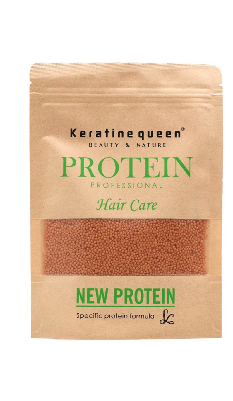 Organic hair protein balls natural nourishing hair anti-breakage protein particles 100gyellow
