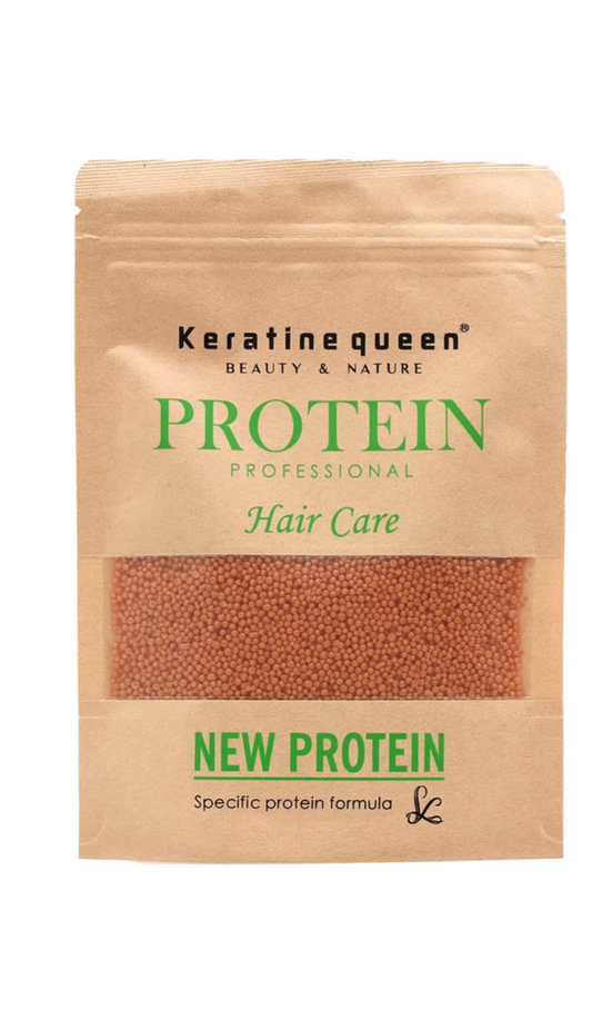 Organic hair protein balls natural nourishing hair anti-breakage protein particles 100gyellow