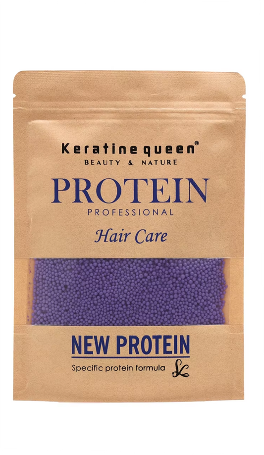 Organic Hair Protein Balls, Natural Nourishing Hair, Anti-Breakage Protein Granules, 100g, Purple