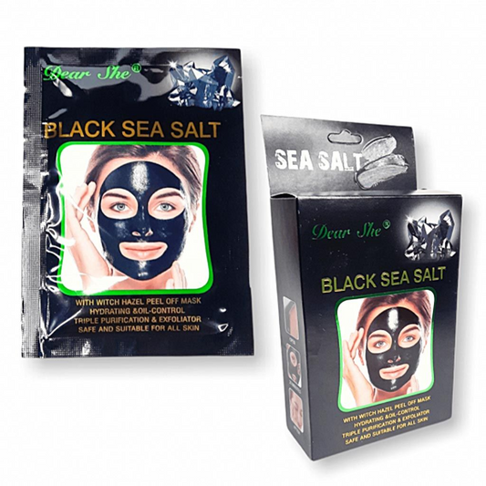 Whitening Black Sea Salt Moisturizing Mask - 10 Count