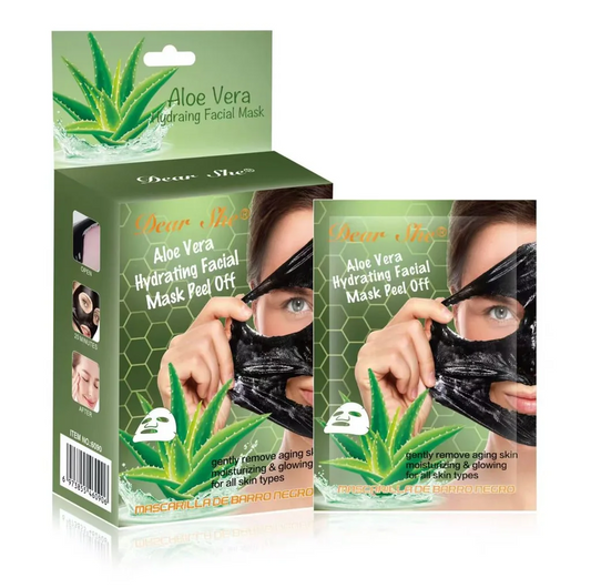 Aloe Vera Moisturizing Mask Peel-Off 1 Box - 10 Pieces