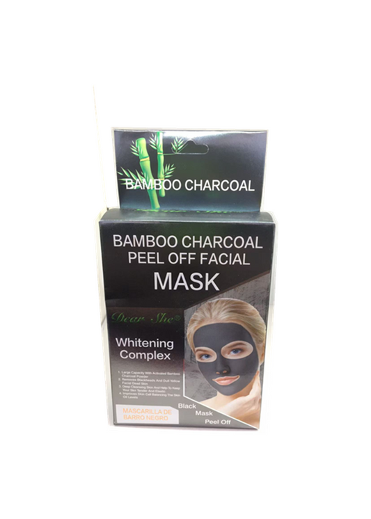 Bamboo Charcoal Whitening Complex Peel-Off Mask, 1 box - 10 pieces