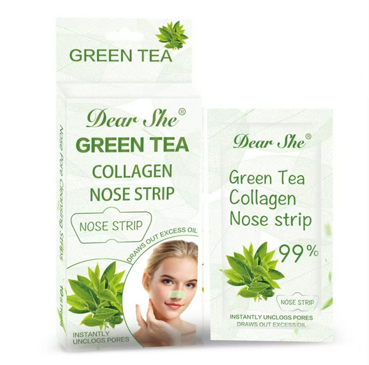Green Tea Collagen Nose Strips, 1 box - 10 pieces