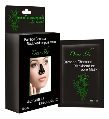 Bamboo Blackhead Cleansing and Moisturizing Nose Mask, 1 box x 10 pieces