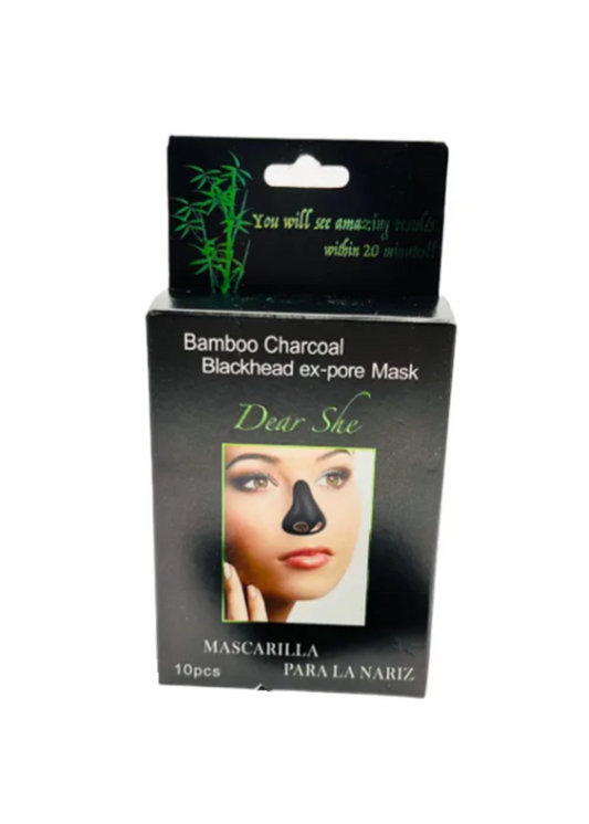 Bamboo Blackhead Cleansing and Moisturizing Nose Mask, 1 box x 10 pieces