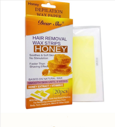 Honey Hair Removal Wax Strips, 1 box - 20 pieces
