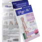 Rose Hair Removal Wax for Body and Face, 1 Box - 20 Wax Sheets