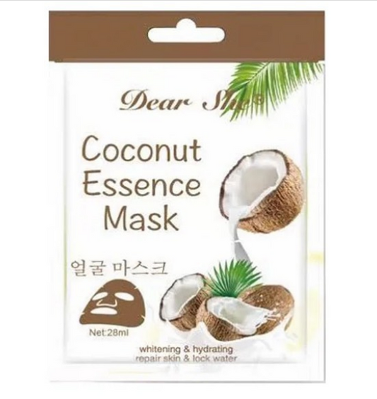Coconut Essence Moisturizing Mask, 28g per piece