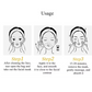 Donkey Milk Collagen Elasticity Whitening Mask, 1 piece
