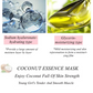 Coconut Essence Moisturizing Mask, 28g per piece