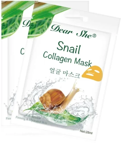 Snail Collagen Mask, 1 sheet - 28 ml
