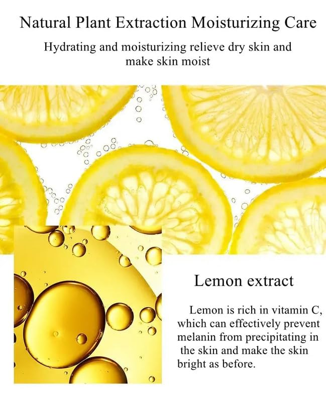 Natural Fruit Lemon Collagen Mask, 28g per piece