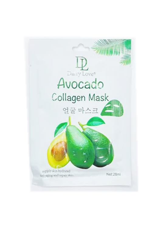 Avocado Collagen Moisturizing and Repairing Mask, 1 sheet,