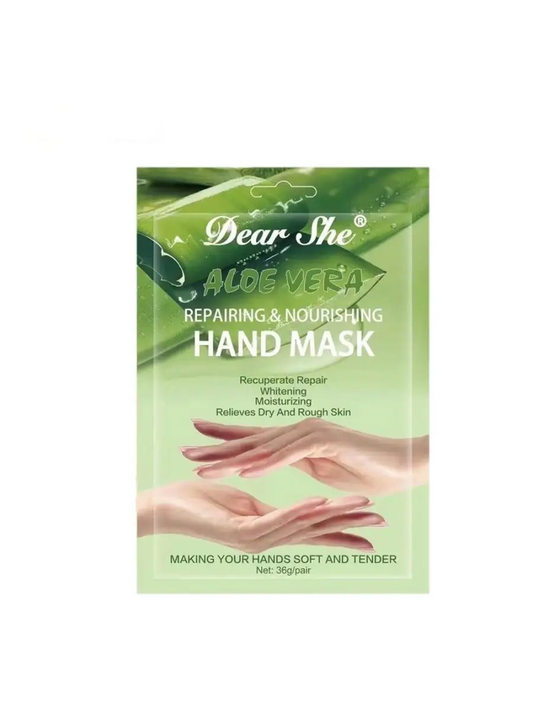 Aloe vera moisturizing hand mask, repairing and nourishing2 Sheets - 36g