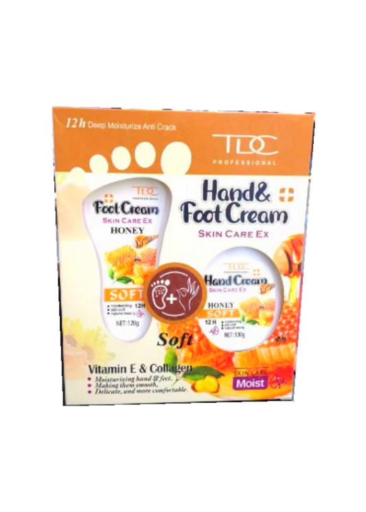 Honey Hand and Foot Cream Moisturizing Set (100g + 120g)