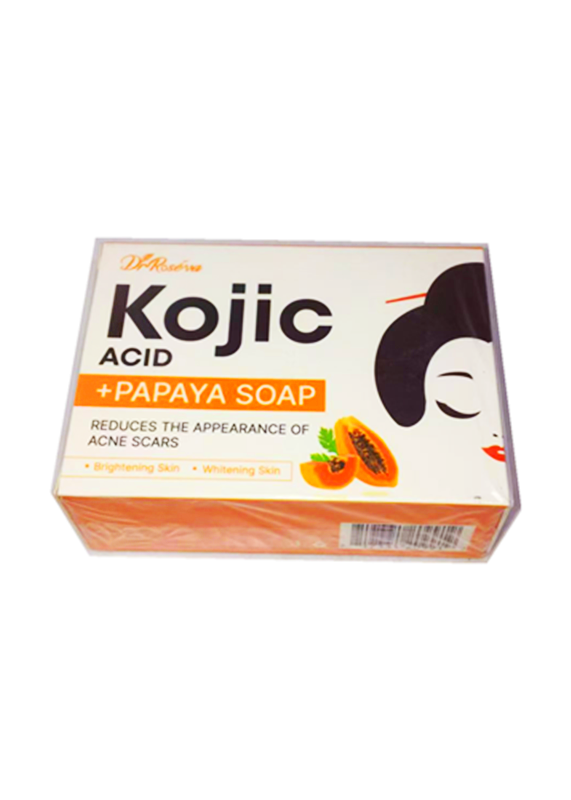 Kojic acid + papaya soap brightens skin tone and whitens skin, 100g