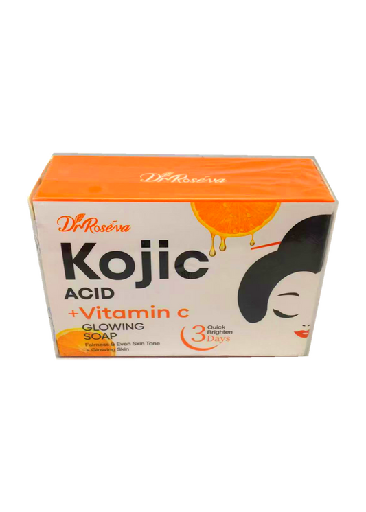 Kojic Acid and Vitamin C Handmade Soap, Orange Scent, 100g
