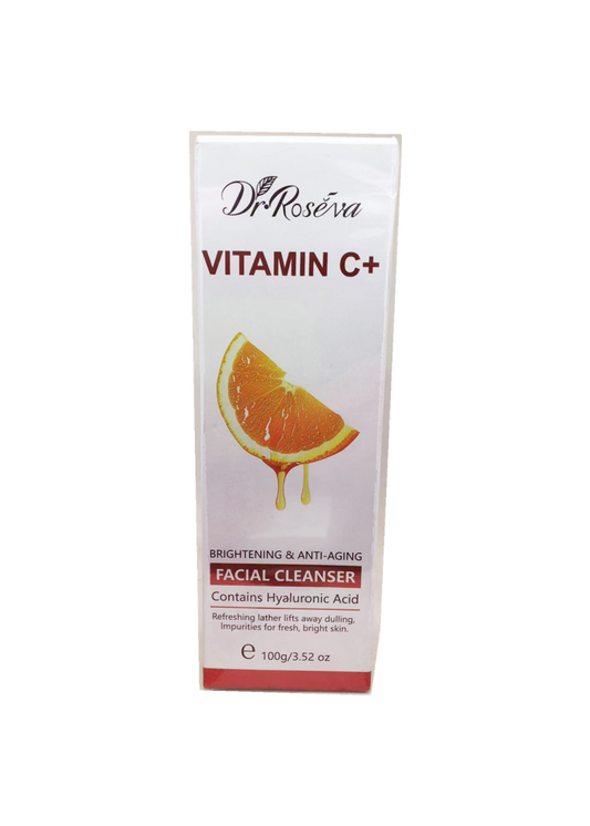 Vitamin C Brightening Anti-Aging Cleanser, Deep Cleansing Exfoliating Moisturizing 100g