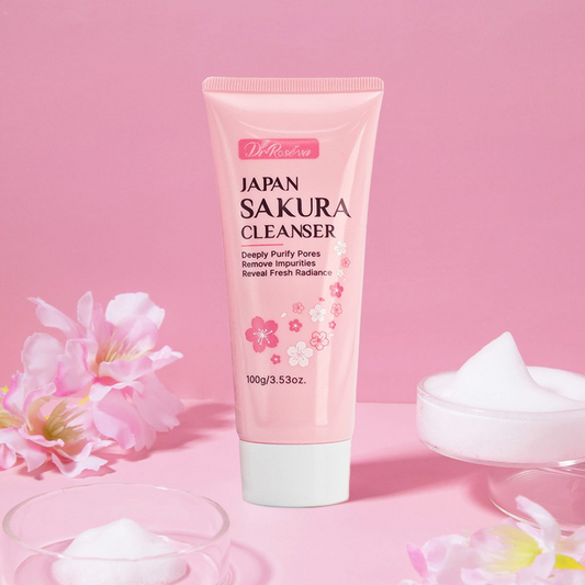 DR.ROSEVA - Acne-fighting Deep Cleansing Sakura Foaming Cleanser, 100g