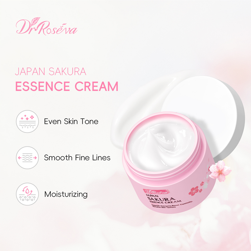 DR.ROSEVA Brightening Face Care Skincare Moisturizing Whitening Cream, 50g