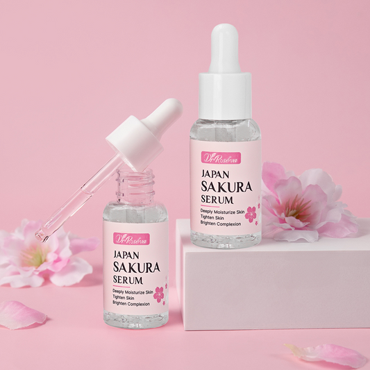 Sakura Brightening Moisturizing Skin Firming Serum, 30g