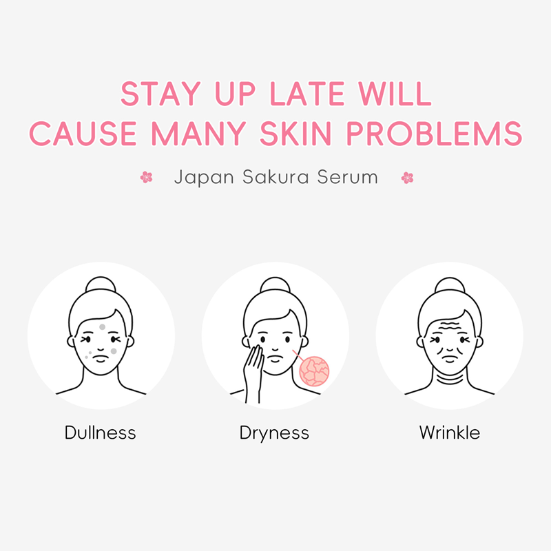 Sakura Brightening Moisturizing Skin Firming Serum, 30g
