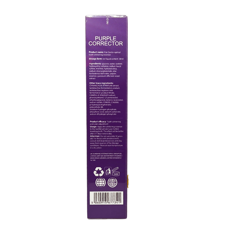 Ultra White Purple Orthodontic Whitening Toothpaste, 70ml