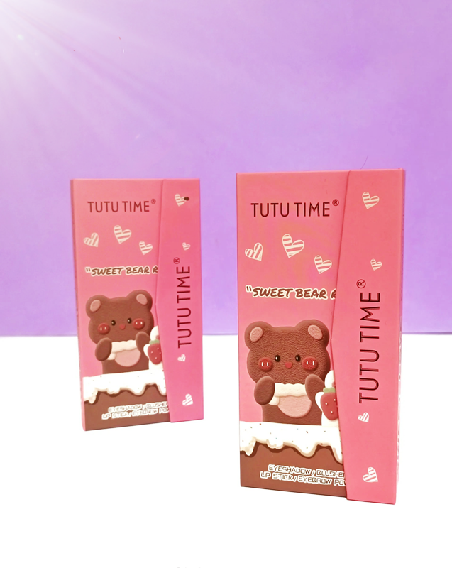 TUTU TIME Cute Bear Eyeshadow Palette, Perfect and Charming Makeup Palette