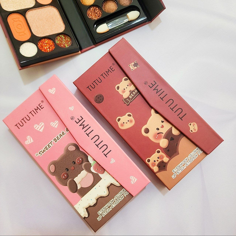 TUTU TIME Cute Bear Eyeshadow Palette, Perfect and Charming Makeup Palette