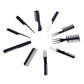 10-piece professional styling comb set