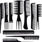 10-piece professional styling comb set
