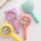 Mini Kitten Detangling Brush for Kids and Girls, Available in 4 Colors