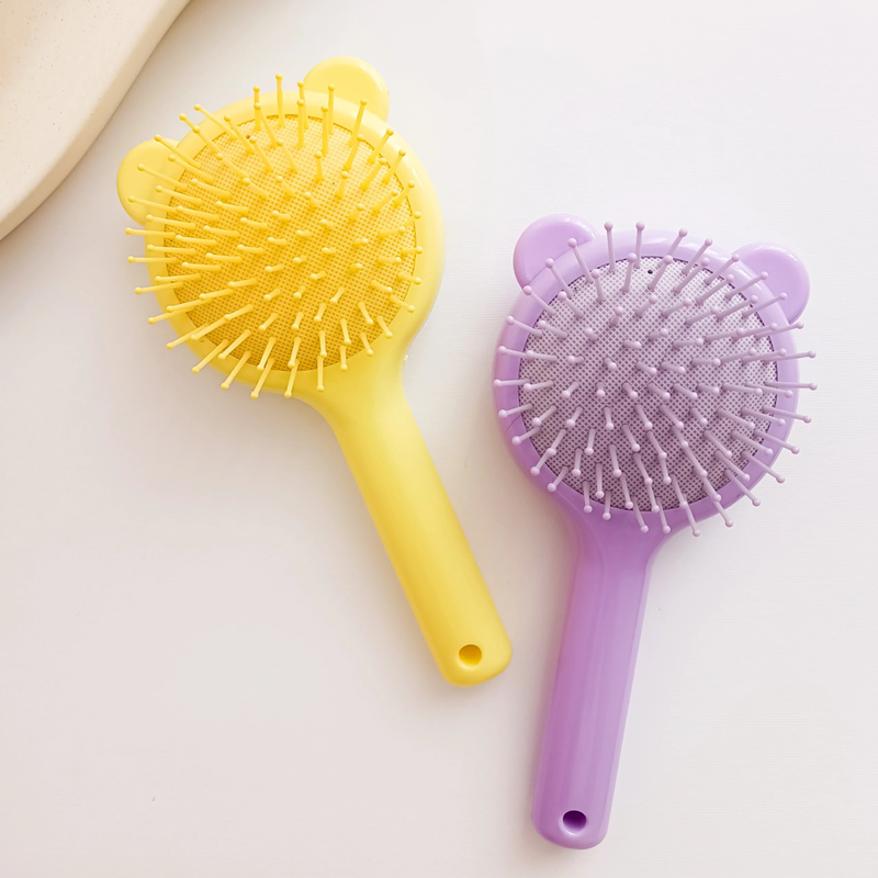Mini Kitten Detangling Brush for Kids and Girls, Available in 4 Colors