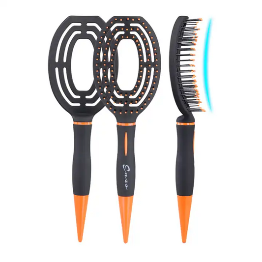 ENZO Curved Ventilation Styler Comb Detangling Brush