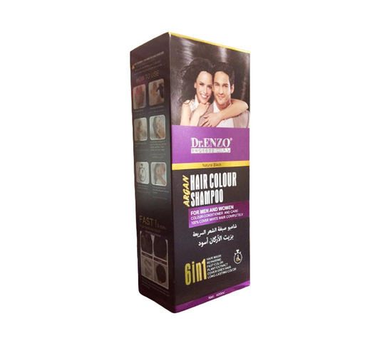 Enzo Professional Black Hair Color Treatment Shampoo 420ml
