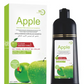 Apple Hair Dye, Ammonia-Free Natural Organic Black Hair Dye Cream Shampoo 500 ml