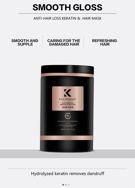 Keratin & Collagen Queen Hair Mask, 800ml