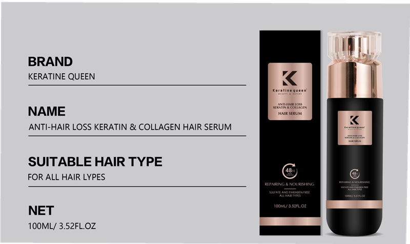 Hair Serum 100ml Nourishing, repairing, and shiny treatment with natural Argan Oil