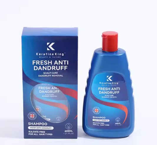 Natural Anti-Hair Loss, Fresh Anti-Dandruff Nourishing Anti-Itch Shampoo, Red 600ml