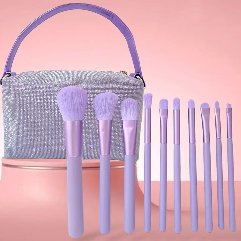 Ruby Face Professional Makeup Brush Set - Purple
