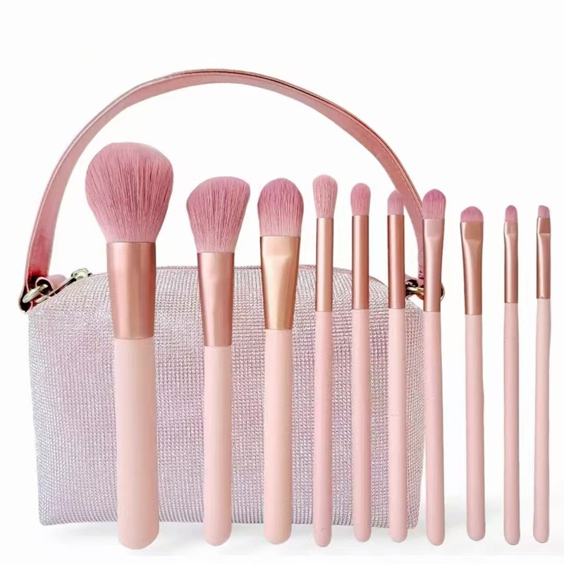 Ruby Face Professional Makeup Brush Set - Pink