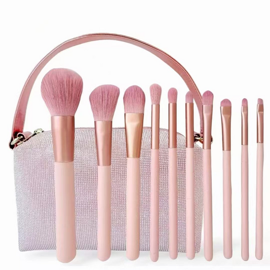 Ruby Face Professional Makeup Brush Set - Pink