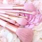 Ruby Face Professional Makeup Brush Set - Pink